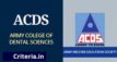 ACDS Notification 2019 : Application Form, Important Dates, Eligibility