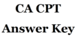 Answer key ICAI CA CPT Exam 2018 : Rank, Result, Cut off