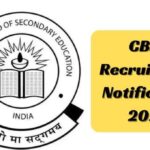 CBSE Recruitment Notification 2024 | How to Apply